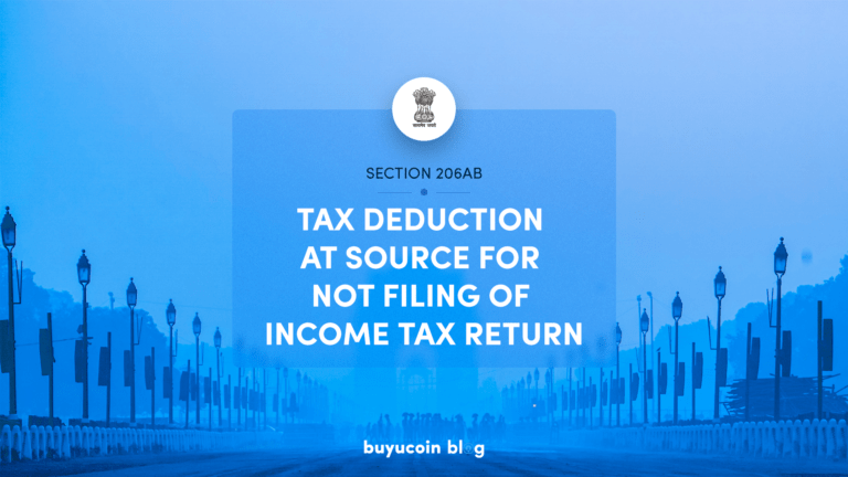 Section 206AB – Tax Deduction at Source For Not Filing of Income Tax Return